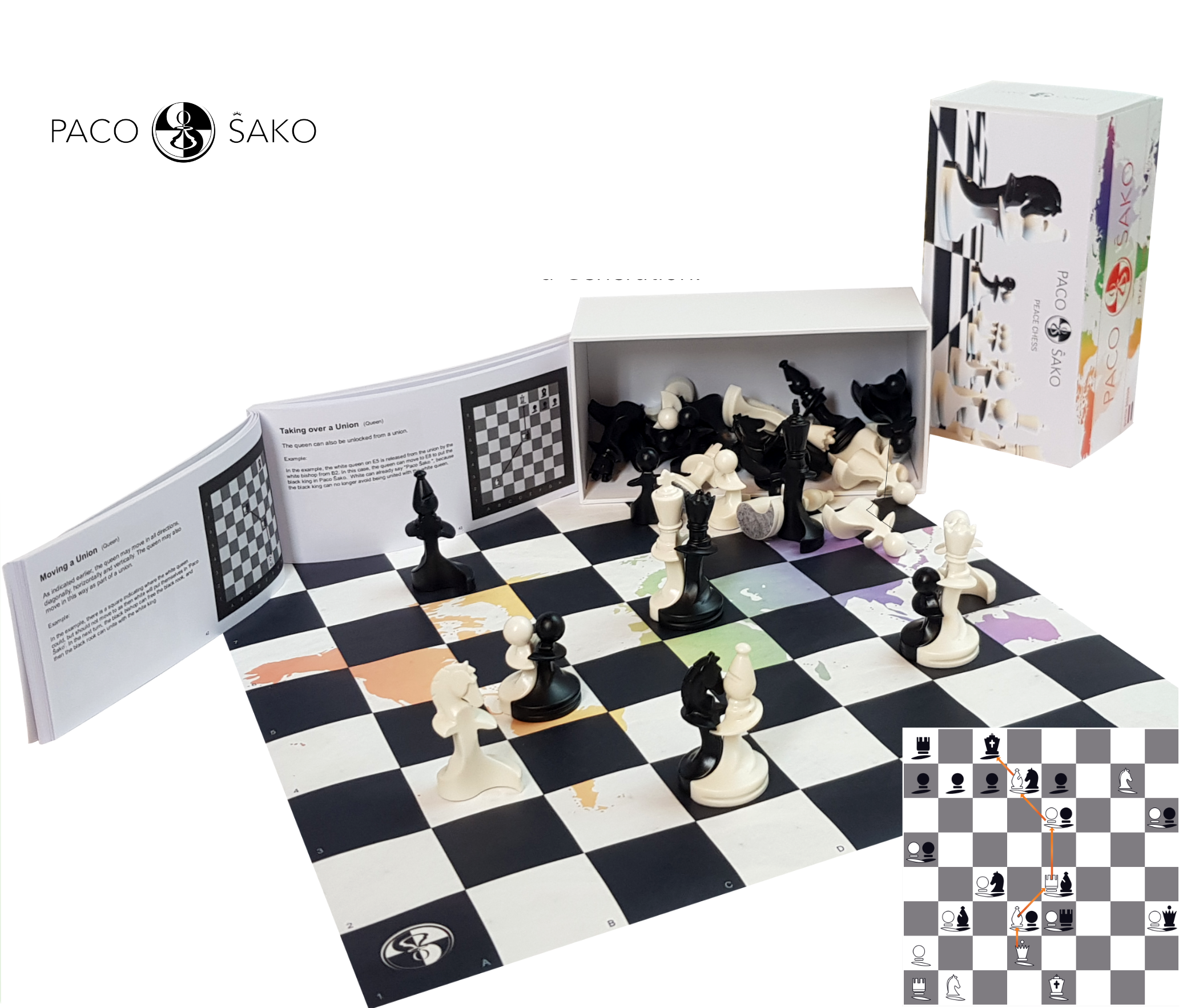 Paco Sako Peace Chess Game | MindWare